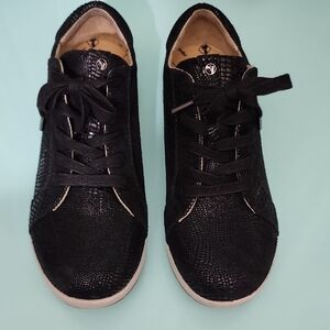Revere Athens Women's Sneakers - Black Lizard